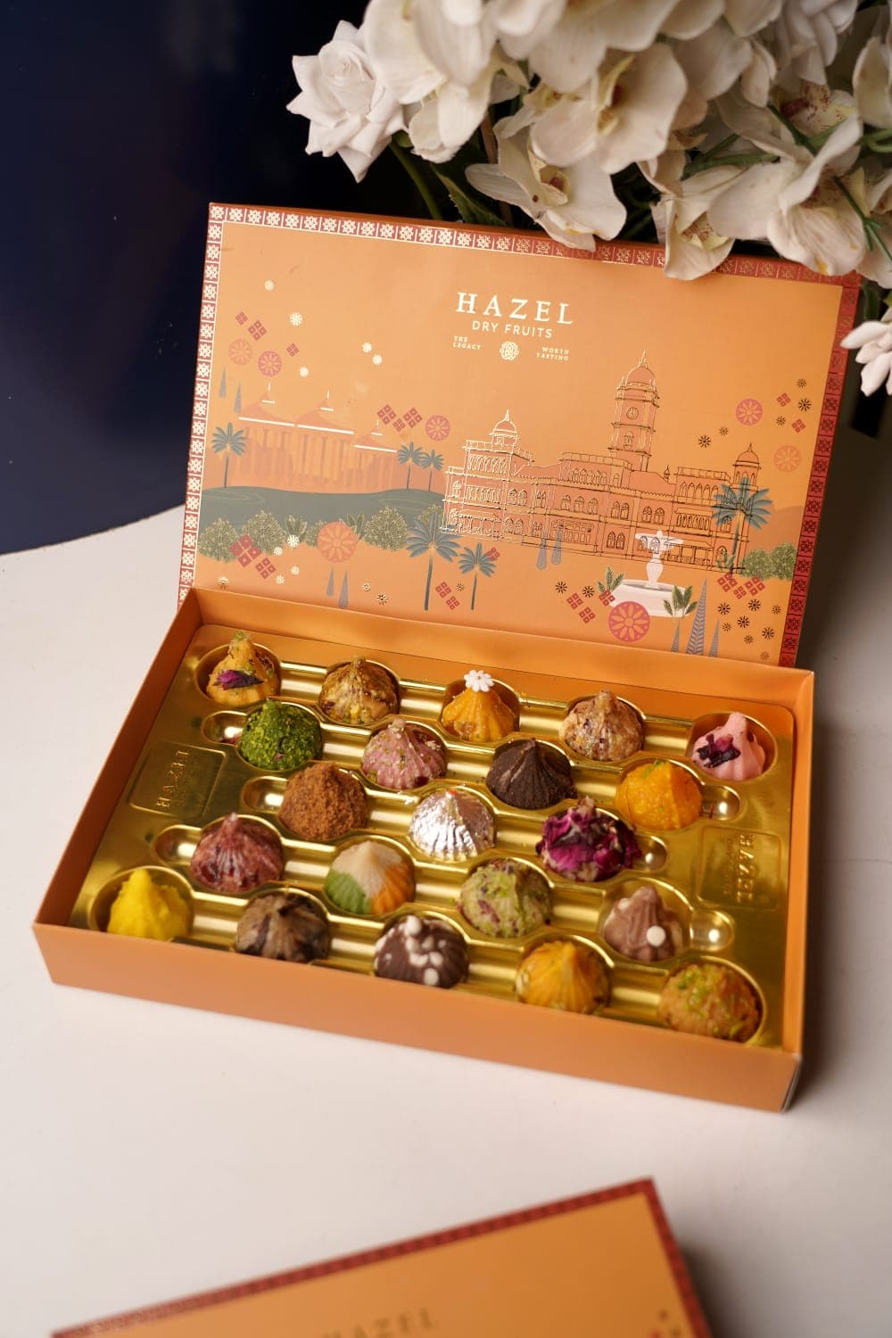 Hazel Dryfruits assorted mithai and dry fruits